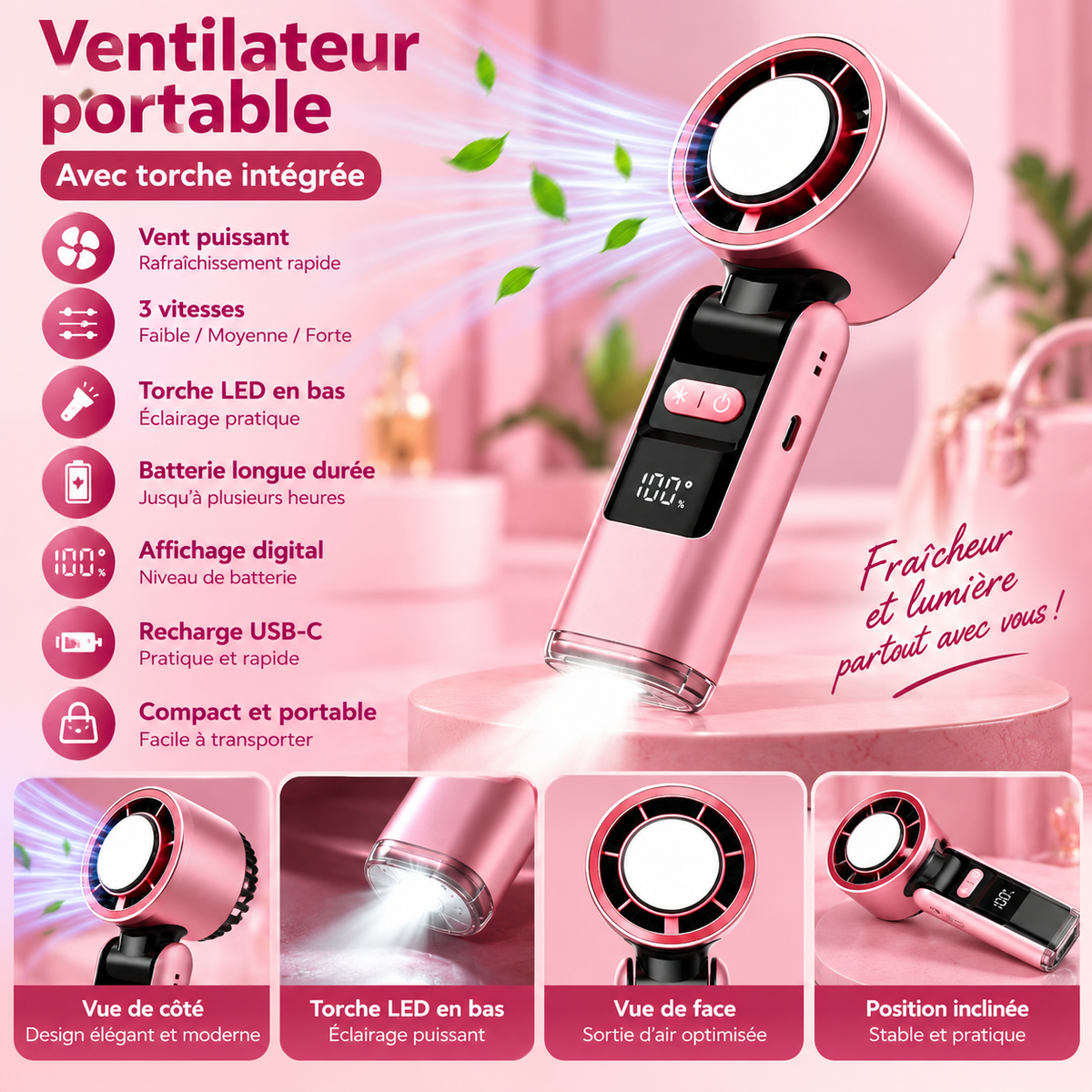 1-Ventilateur Portable