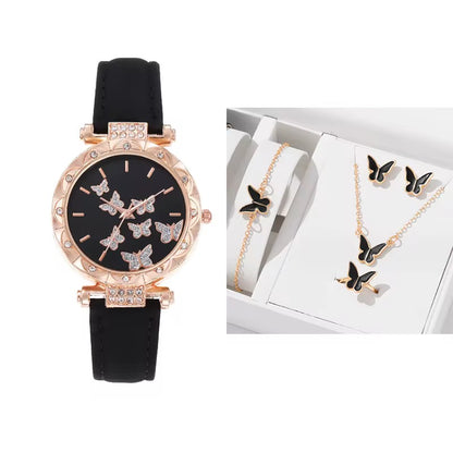 Ensembles bijoux et montre noir