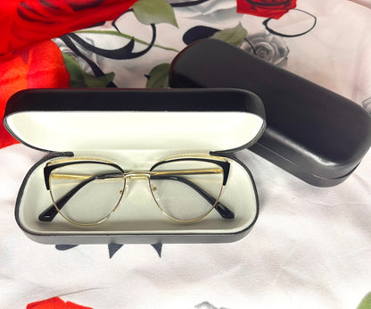 Lunettes photogray noir-gold avec boîte A